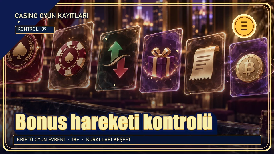 Bonus hareketi için kripto temalı kontrol görseli